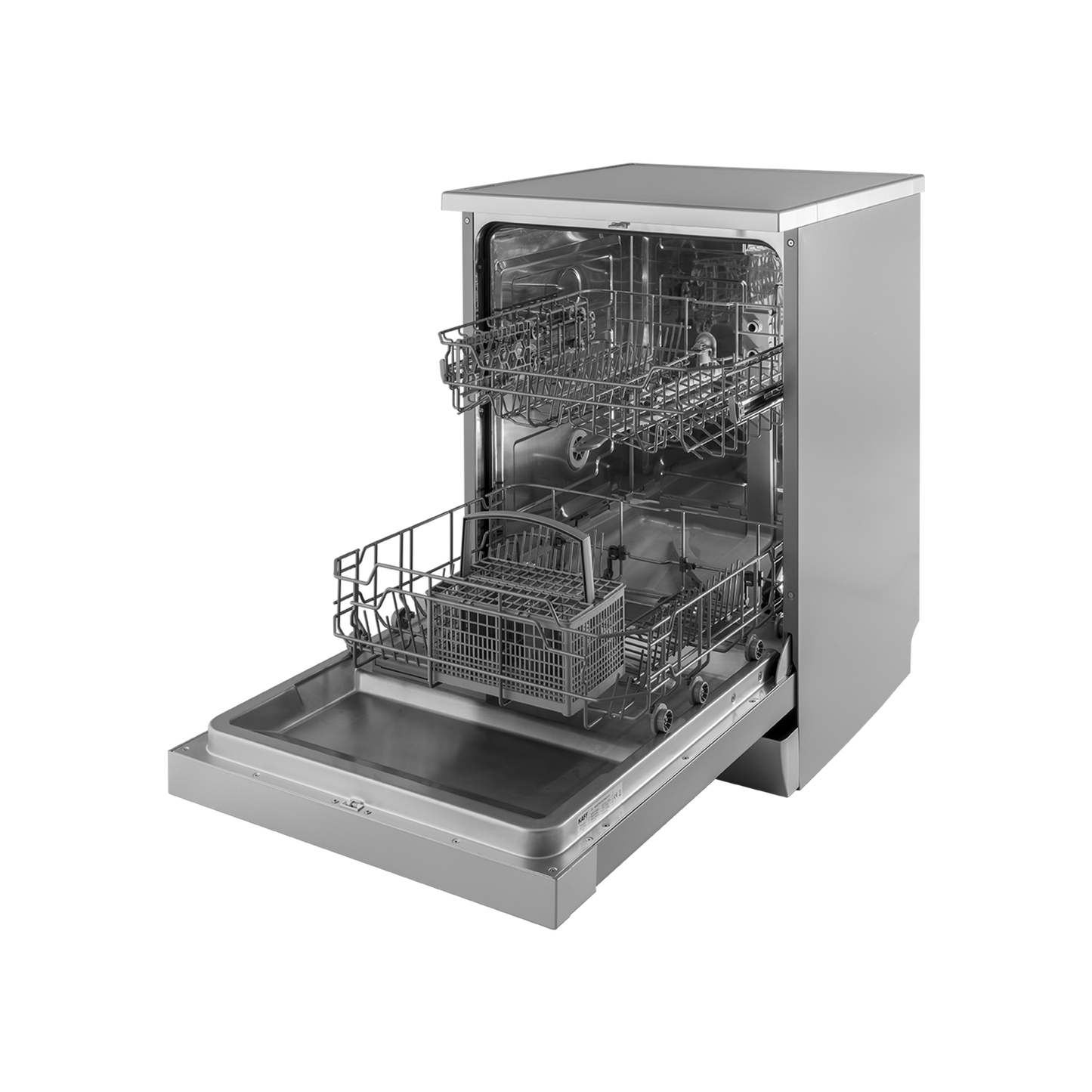 DW-CENTRA 60 - Free Standing Dishwasher with Premium Silver Finish Front