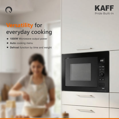 KB5A- 34L Built-in Microwave with Grill & Convection, Child Lock, Digital Display