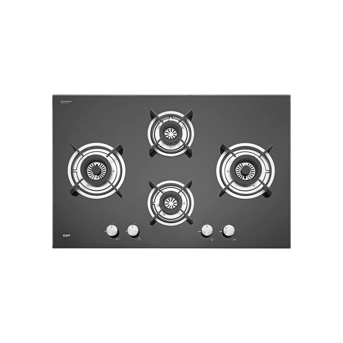 HBR 784 C - Built-in Hob, 4 Brass Burners, Auto Electric Ignition, Easy Grip Knobs