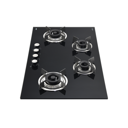 HBR 904 A - 4 Burner Hob with Brass Burners