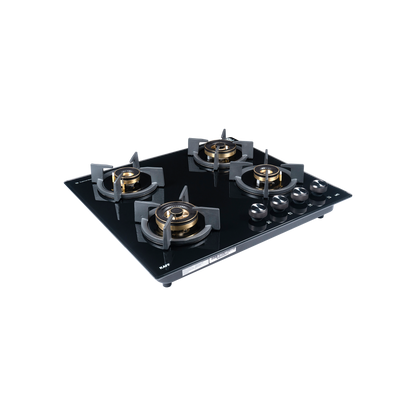 4 Burner Built-in Hob with Full Brass Burners & Direct Flame, 60 cm (INF 604DF)