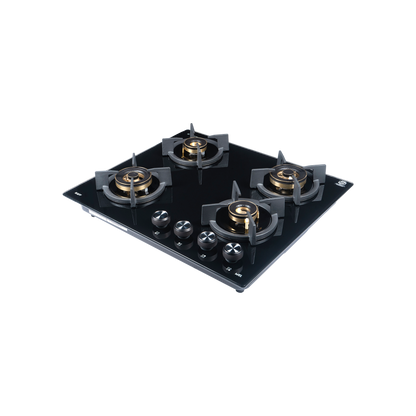 4 Burner Built-in Hob with Full Brass Burners & Direct Flame, 60 cm (INF 604DF)