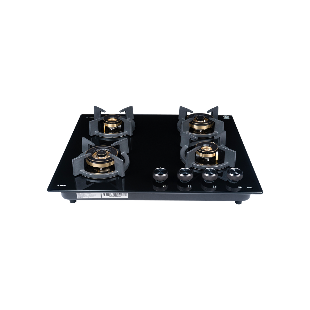 4 Burner Built-in Hob with Full Brass Burners & Direct Flame, 60 cm (INF 604DF)
