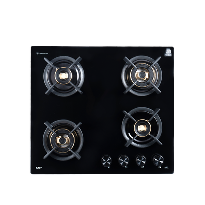 4 Burner Built-in Hob with Full Brass Burners & Direct Flame, 60 cm (INF 604DF)