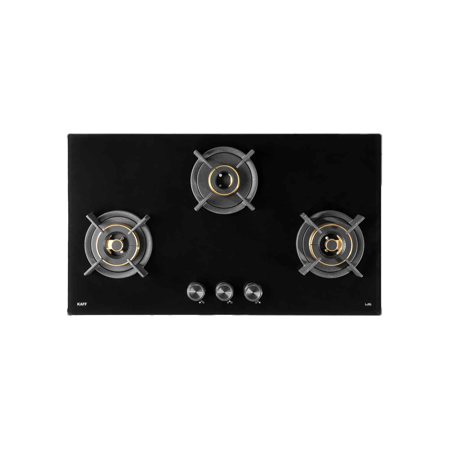 INF 783- Built-in Hob with 3 Full Brass High Efficiency Burners