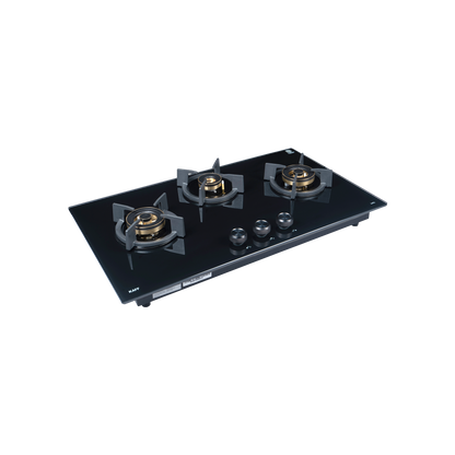3 Burner Built-in Hob with Full Brass Burners & Direct Flame, 78 cm (INF 783DF)