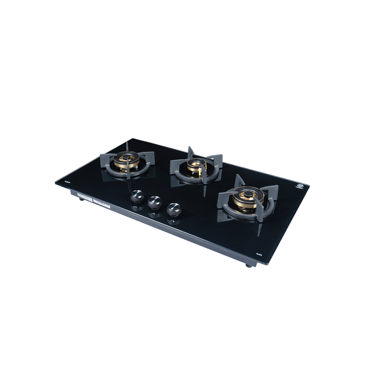 3 Burner Built-in Hob with Full Brass Burners & Direct Flame, 78 cm (INF 783DF)
