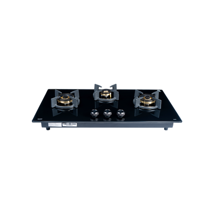 3 Burner Built-in Hob with Full Brass Burners & Direct Flame, 78 cm (INF 783DF)