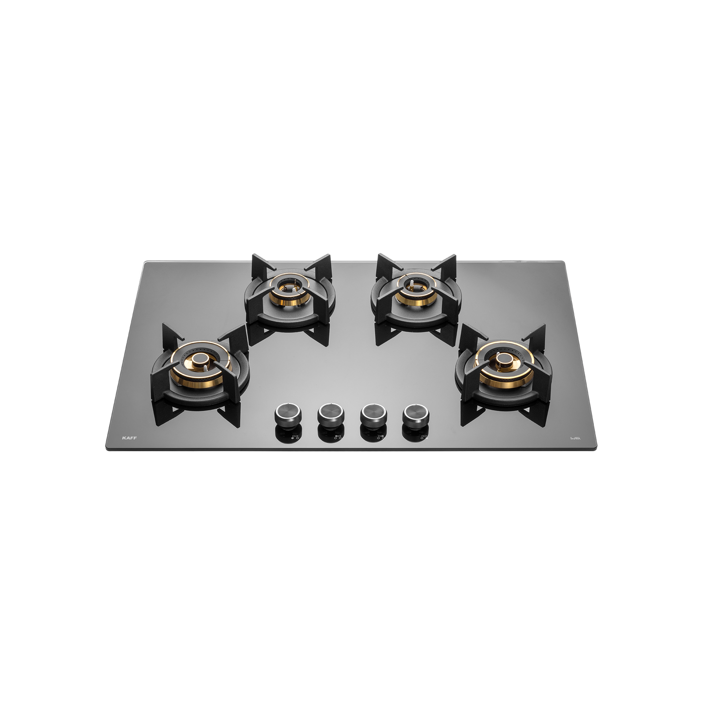 INF 804DF- Built-in Hob, 4 Full Brass High Efficiency Burners with Flame Failure Device