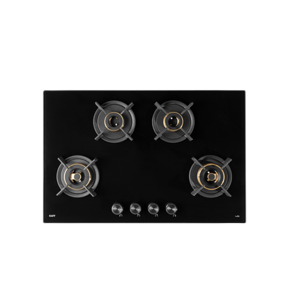 INF 804DF- Built-in Hob, 4 Full Brass High Efficiency Burners with Flame Failure Device