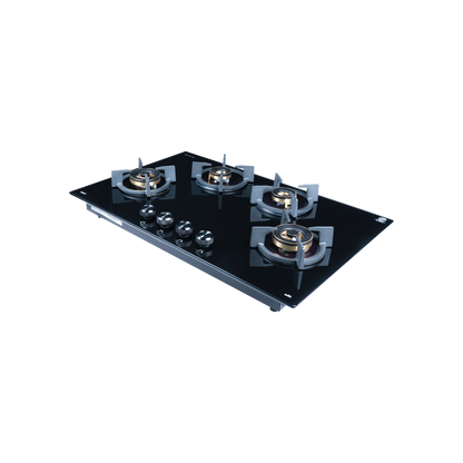 4 Burner Built-in Hob with Full Brass Burners & Direct Flame, 80 cm (INF 804DF)