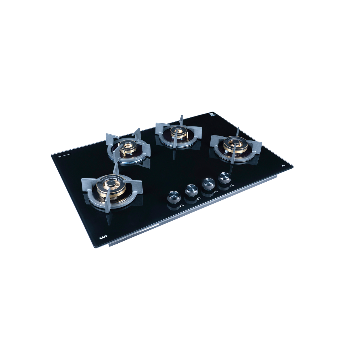 4 Burner Built-in Hob with Full Brass Burners & Direct Flame, 80 cm (INF 804DF)