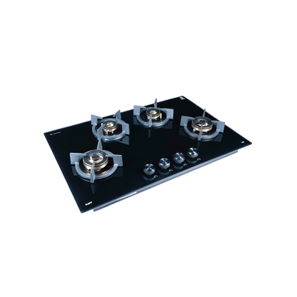 4 Burner Built-in Hob with Full Brass Burners & Direct Flame, 80 cm (INF 804DF)