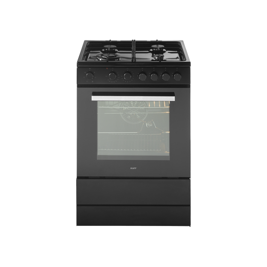 KAB 60- Cooking Range with Electric Oven, Matt Black Finish, Auto Electric Ignition