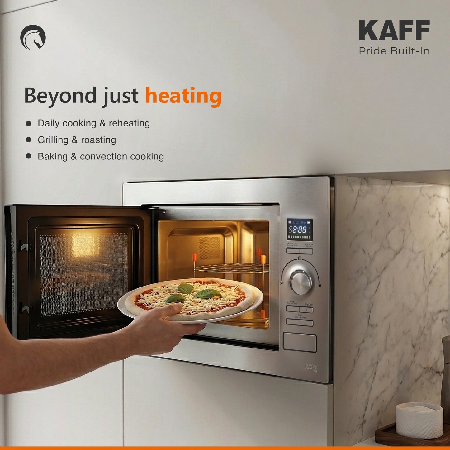 KB4A - 28L Built-in Microwave with Multi-Programming & Auto Cooking Menu