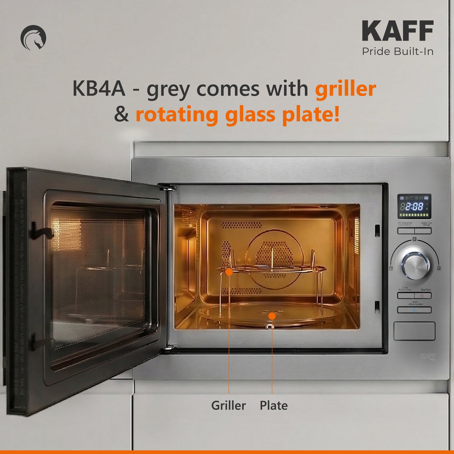 KB4A - 28L Built-in Microwave with Multi-Programming & Auto Cooking Menu