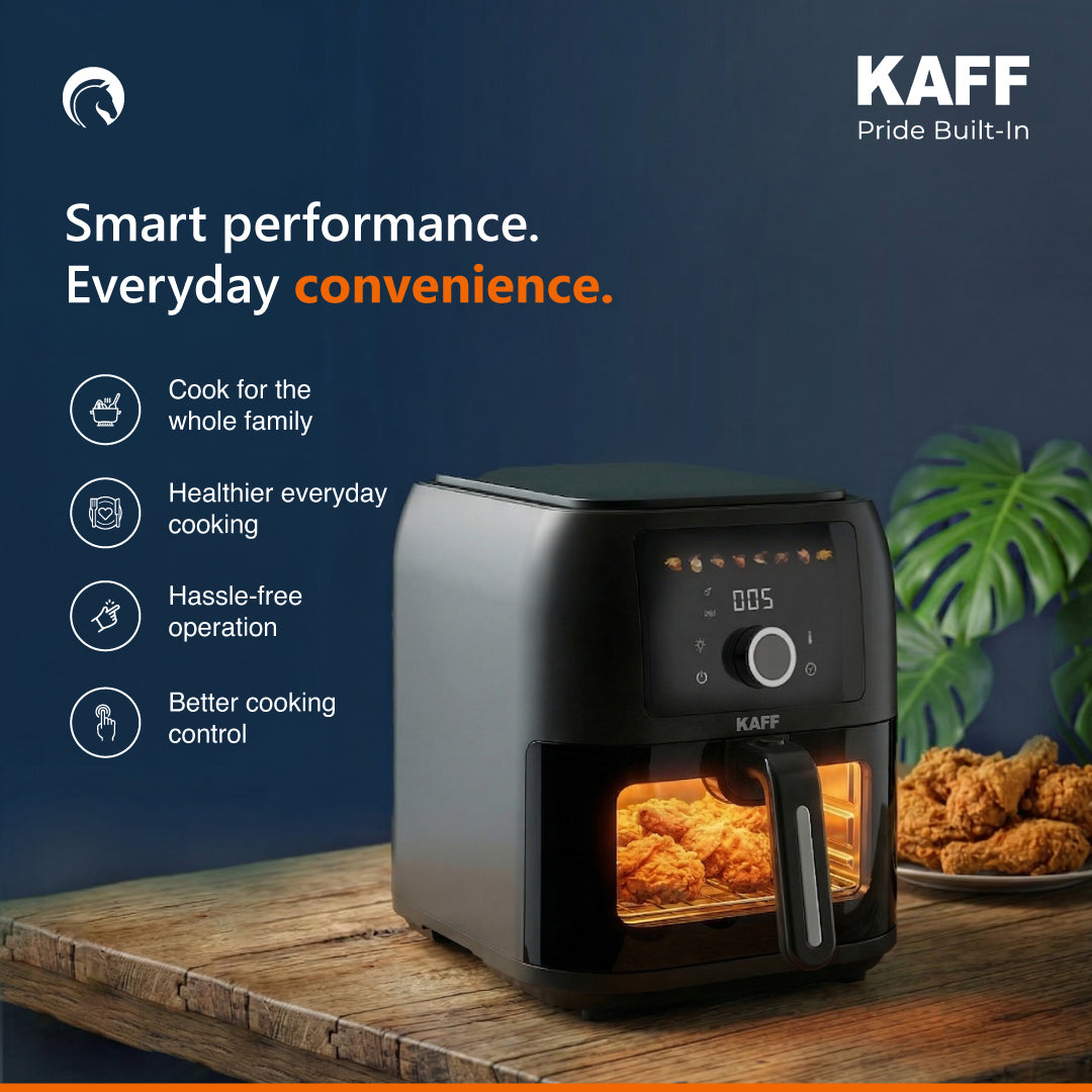 KFR 8- Premium Matte Grey Finish Air Fryer