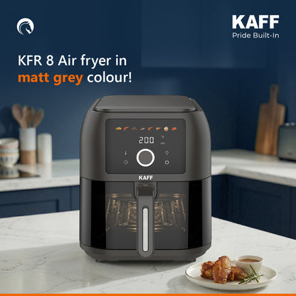 KFR 8- Premium Matte Grey Finish Air Fryer