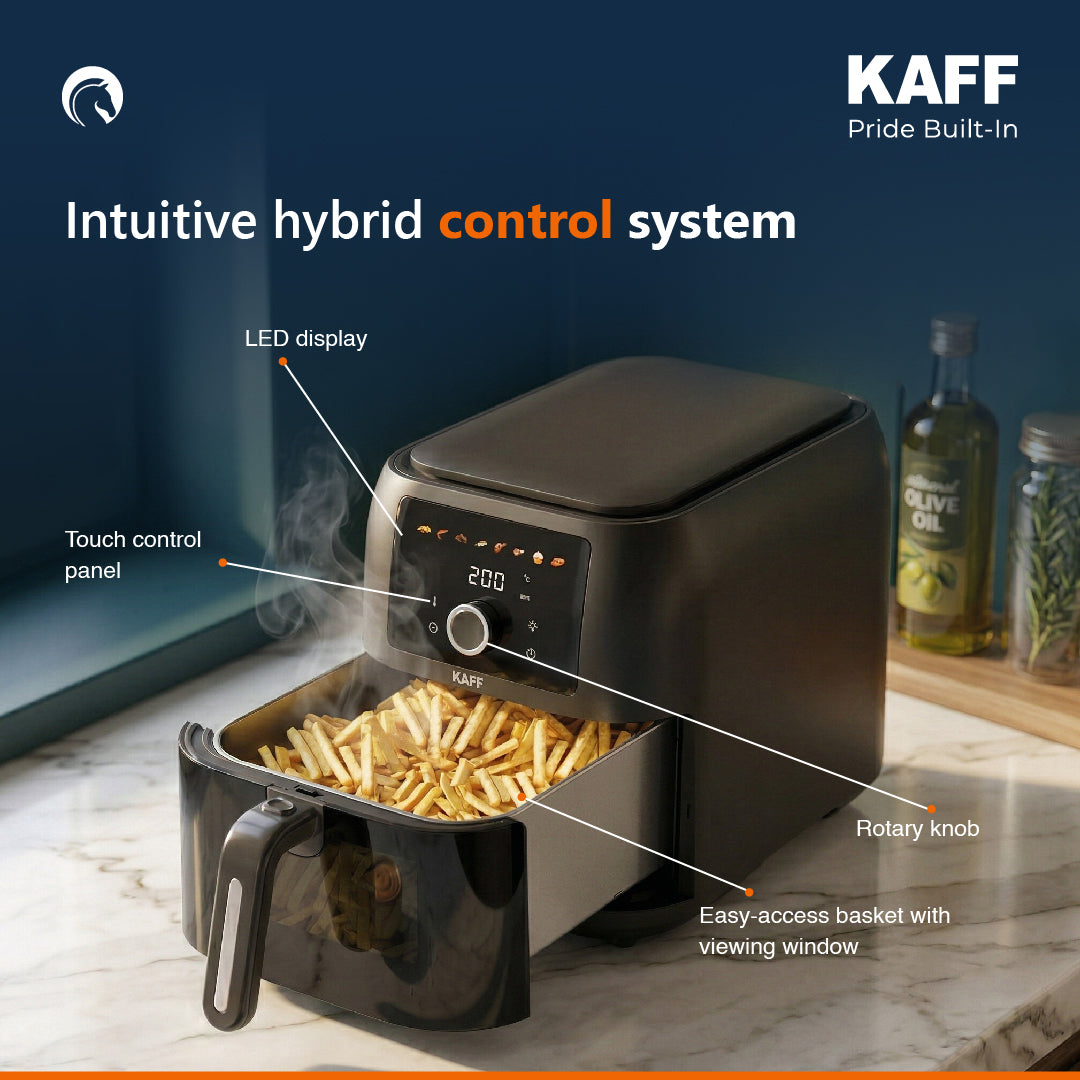 KFR 8- Premium Matte Grey Finish Air Fryer