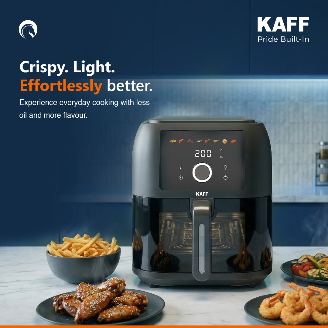 KFR 8- Premium Matte Grey Finish Air Fryer