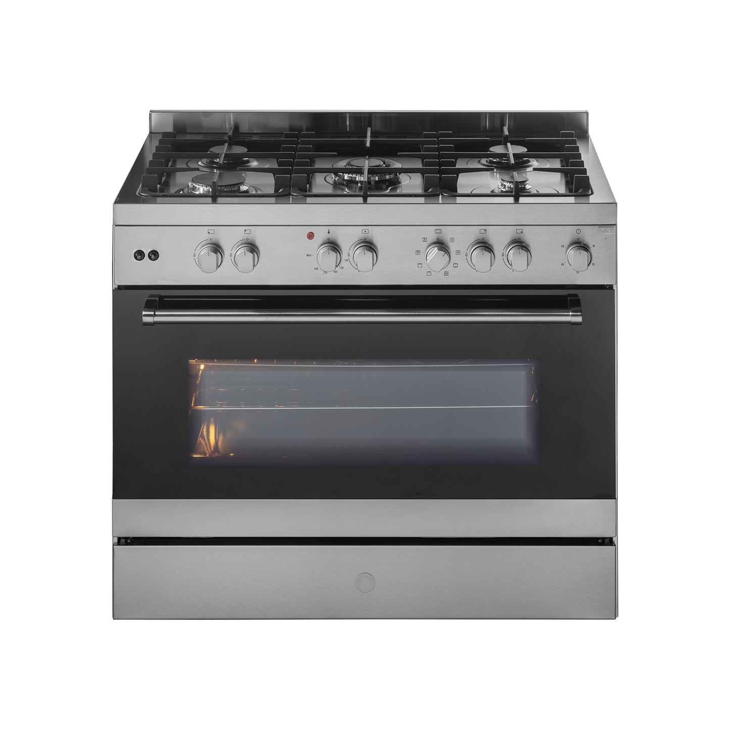 KGM 90 Cooking Range with Electric Oven, Stainless Steel Finish, Auto Electric Ignition