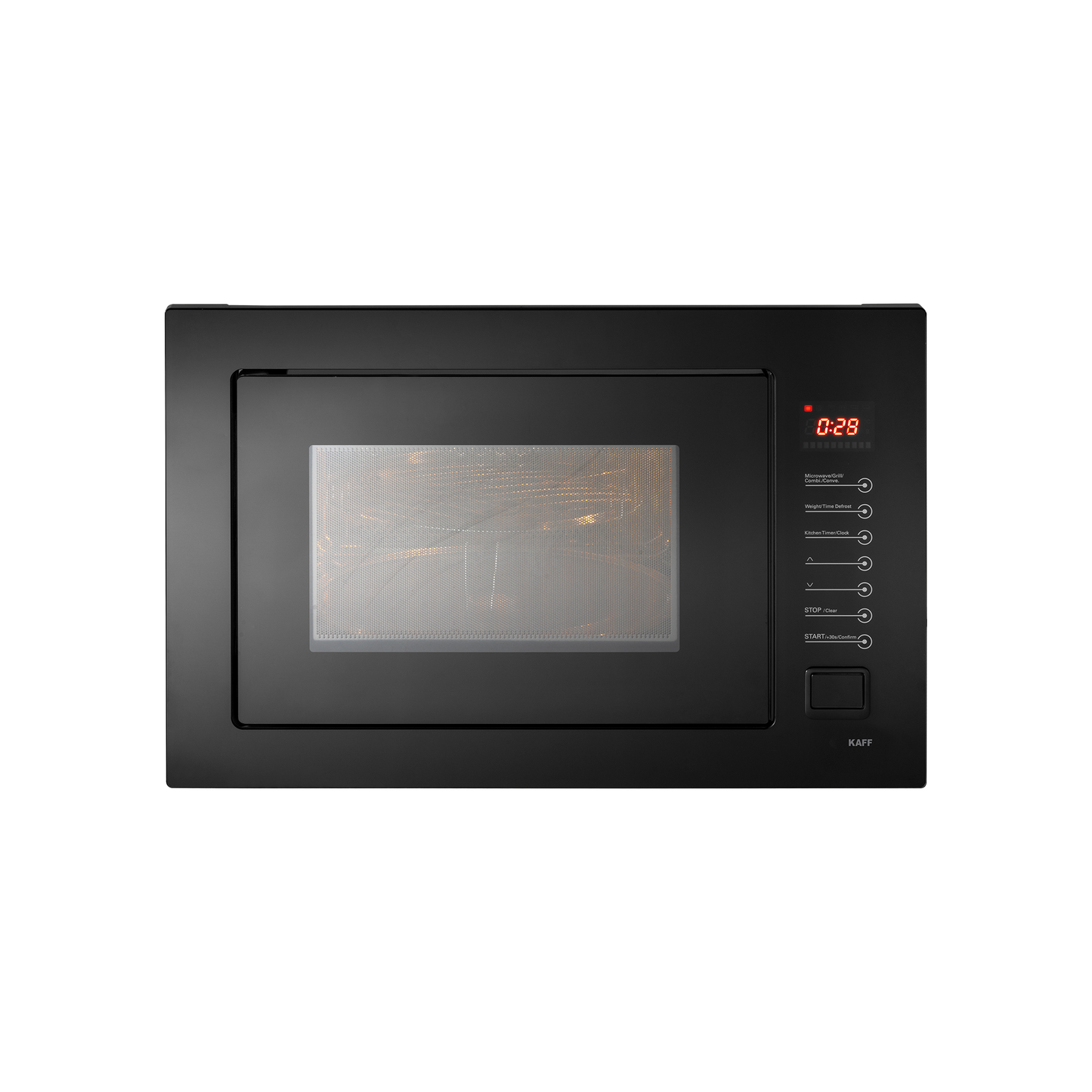 KMW8A BLK- Built in Microwave with Push Door Opening Button & Interior Lighting