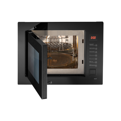 KMW8A BLK- Built in Microwave with Push Door Opening Button & Interior Lighting