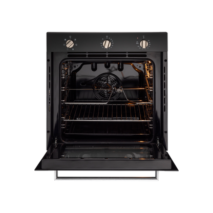 KOV 73 MRFT- 73 L Built-in Oven with 3 Layer Glass Door, Full Black Tempered Glass Finish