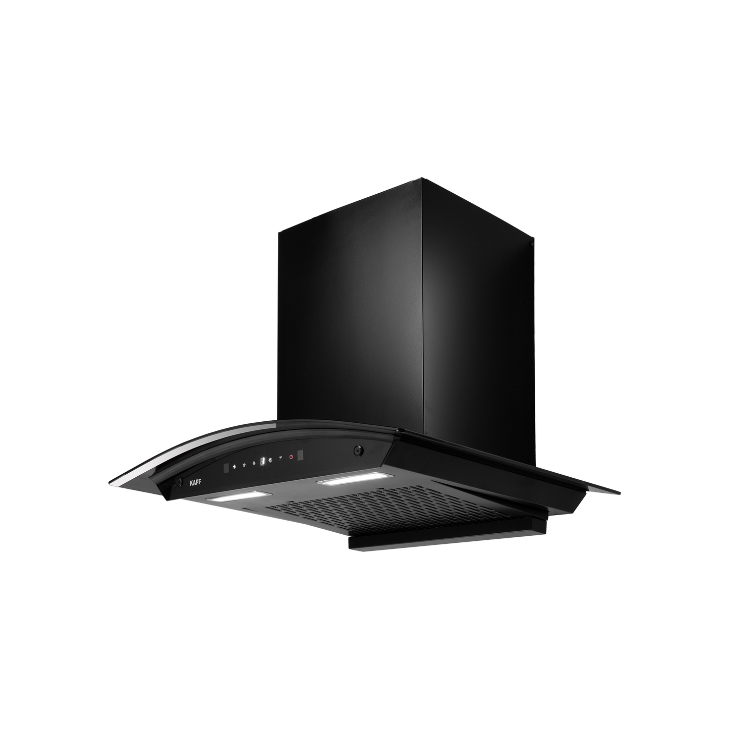 MAINZ DHC 60/75/90 Kitchen Chimney, Black Glass and Digital Display