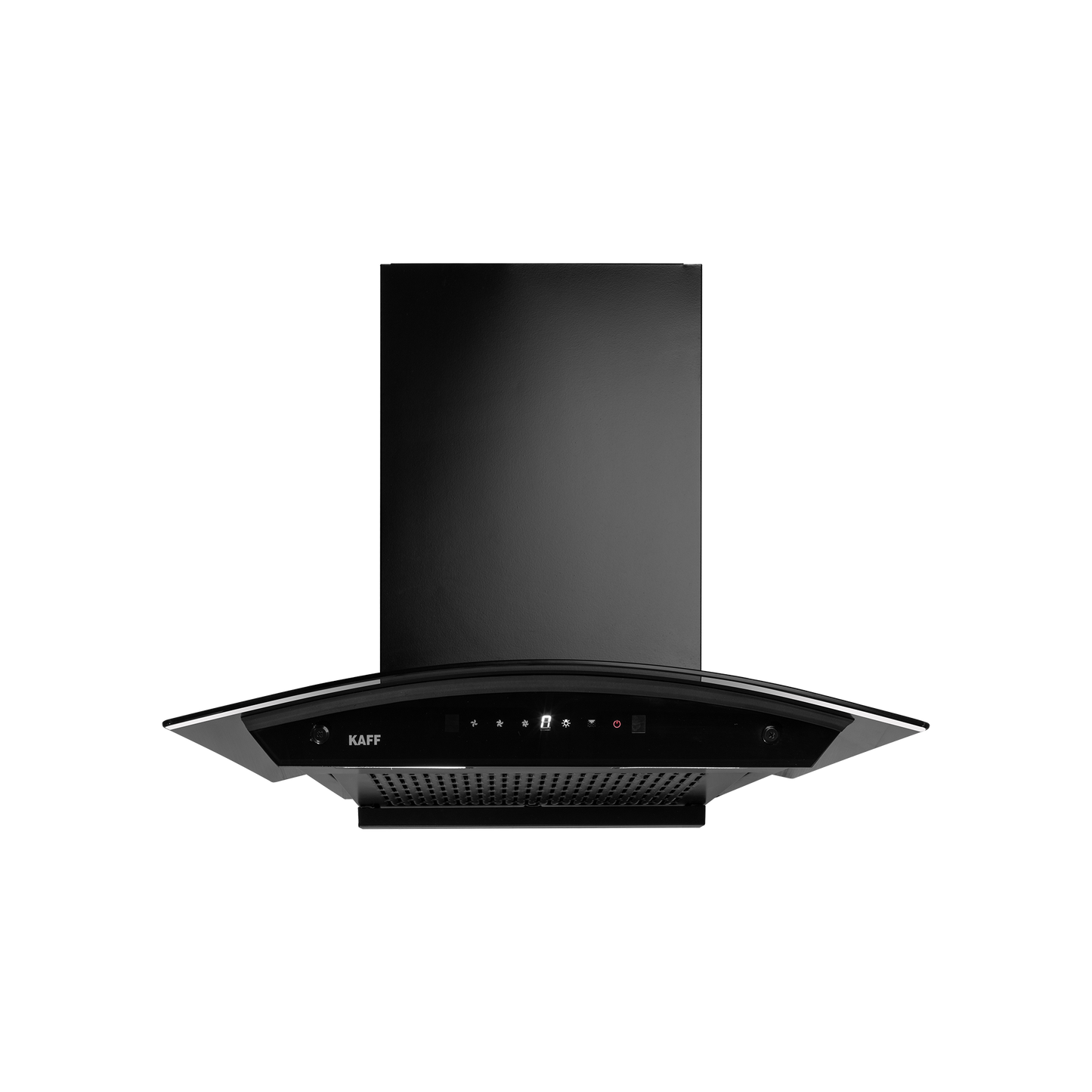 MAINZ DHC 60/75/90 Kitchen Chimney, Black Glass and Digital Display