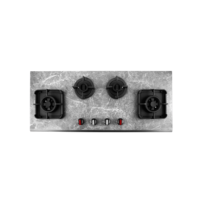 MARMOR 1104- 4 Burner Built-in Hob with High Efficiency Burners, Full Flame Failure Device