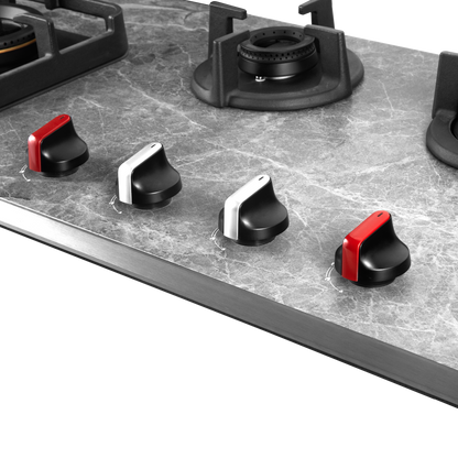 MARMOR 1104- 4 Burner Built-in Hob with High Efficiency Burners, Full Flame Failure Device