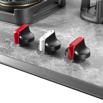 MARMOR 823- 3 Full Brass High Efficiency Burners Built in Hob, FFD Feature