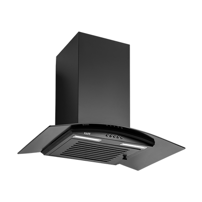 MAX BF 60 - Baffle Filter Chimney, Matt Black Rust Free Coating