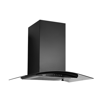 MAX BF 60 - Baffle Filter Chimney, Matt Black Rust Free Coating