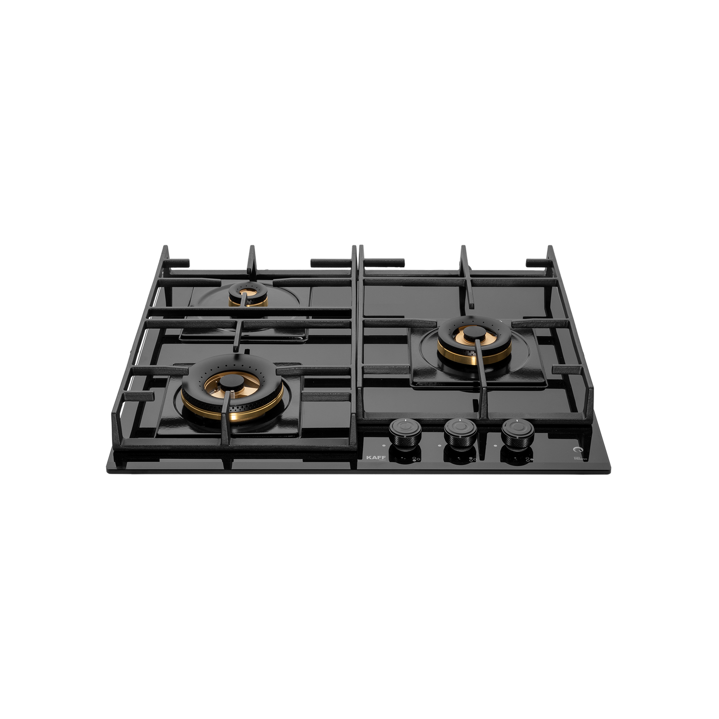 MFBX 603 - 3 Full Brass Burners Built-in Hob with Square Drip Tray, Auto Electric Ignition
