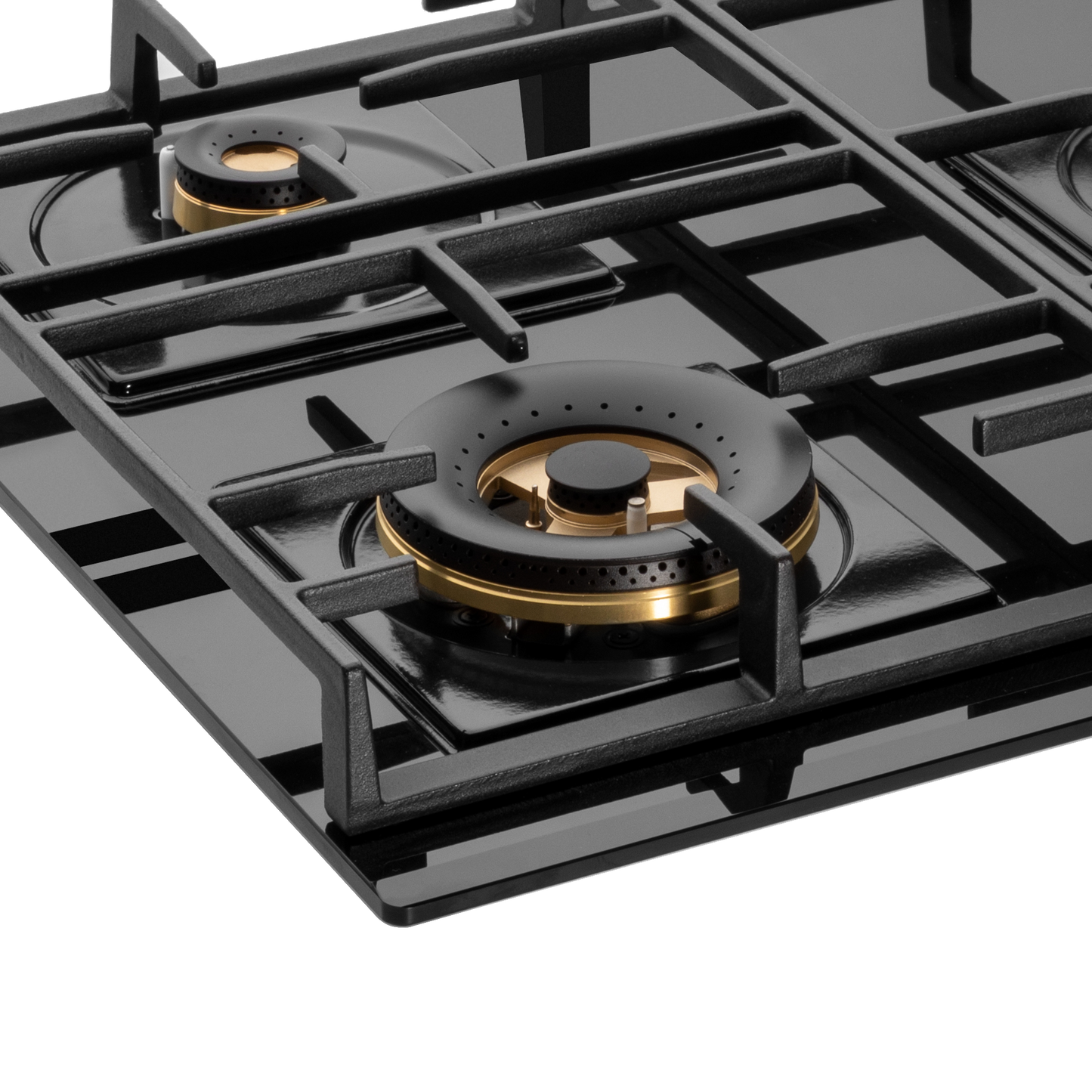 MFBX 603 - 3 Full Brass Burners Built-in Hob with Square Drip Tray, Auto Electric Ignition
