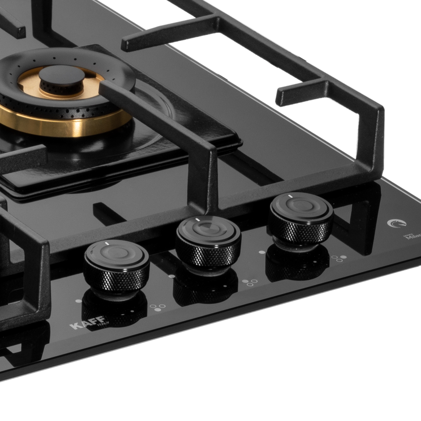 MFBX 603 - 3 Full Brass Burners Built-in Hob with Square Drip Tray, Auto Electric Ignition