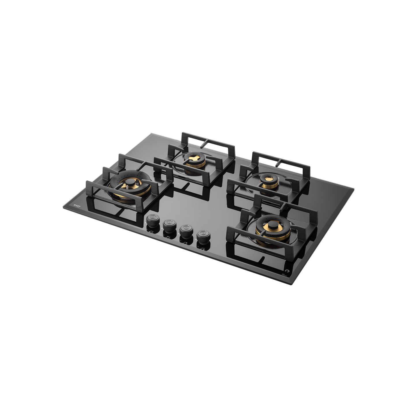 MFBX 764 - Full Brass Burners Built-in Hob with Square Drip Tray