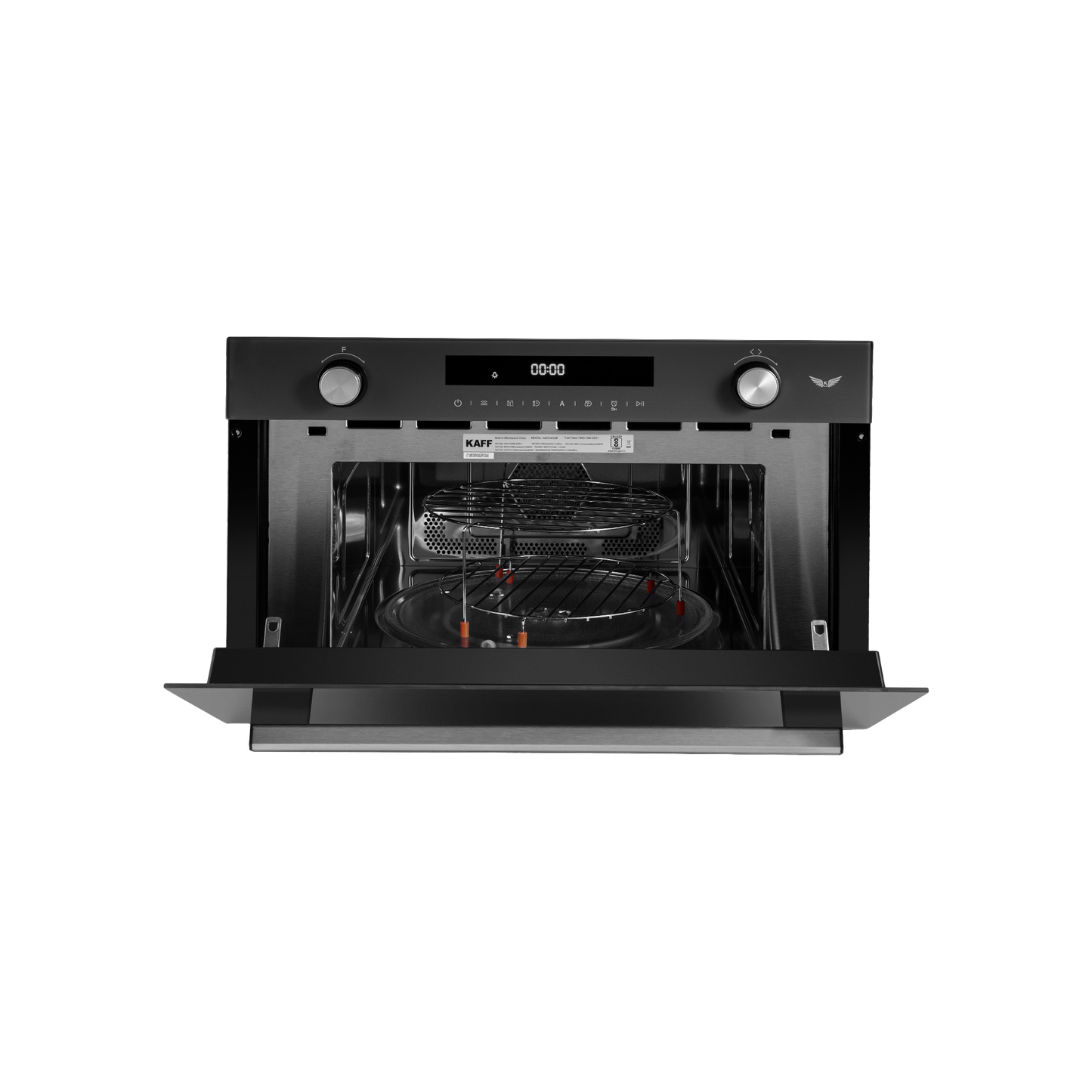 MW 34 G6F B- Built in Microwave with Touch + Pop up Knob Control with Convection Fan