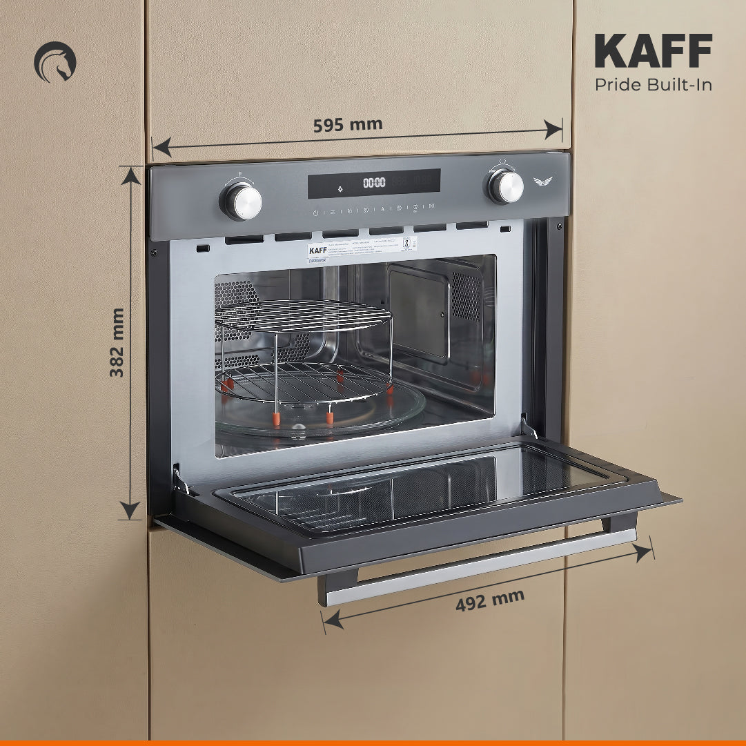 MW 34 G6F- Built in Microwave with Child Lock / Clock / Kitchen Timer
