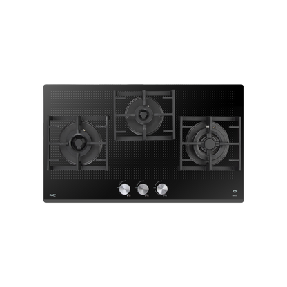 NVH 783 - Built-in Hob with 3 High Efficiency Full Brass Burners, Auto Ignition