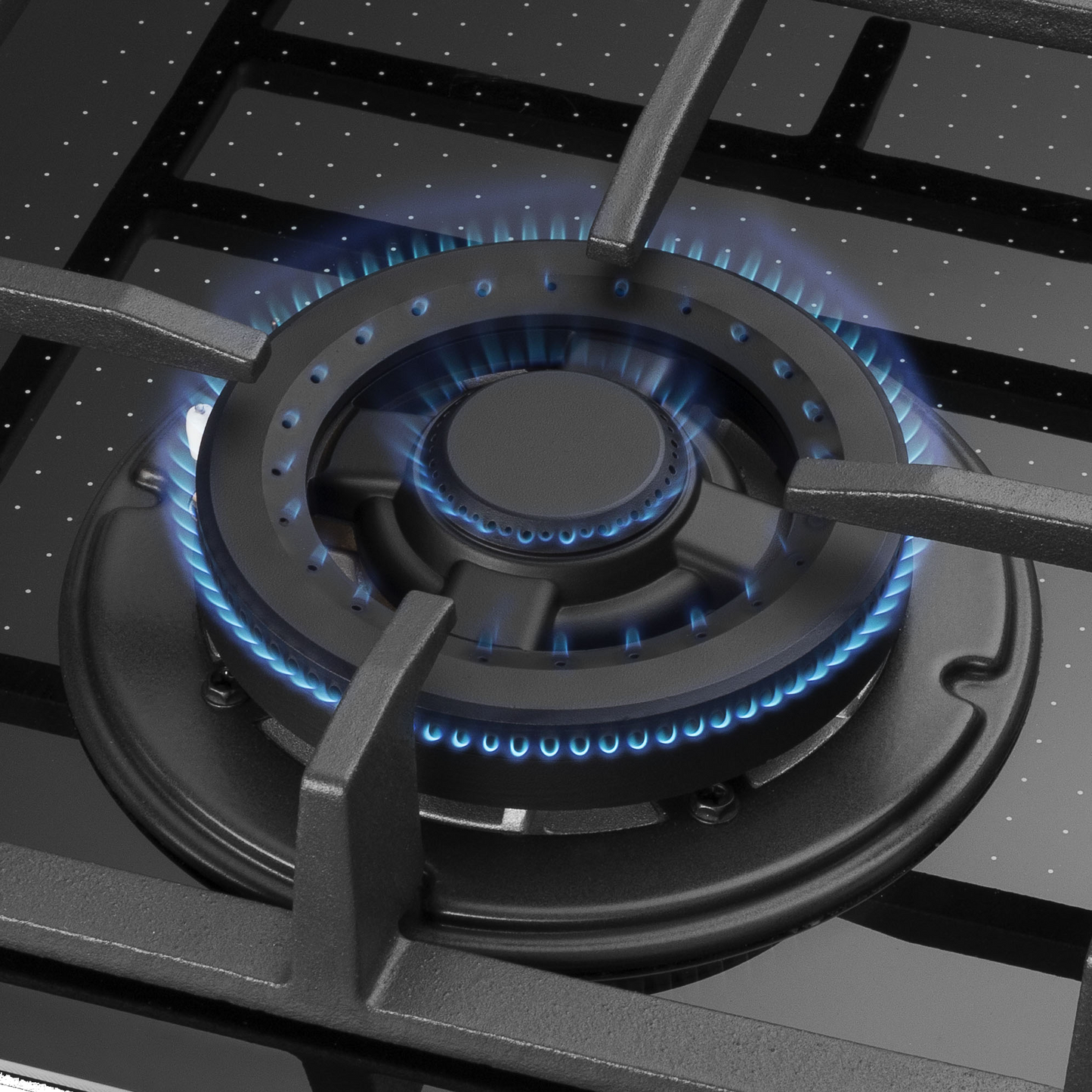 NVH 804 - Built-in Hob with High Efficiency & Full Brass 4 Burners