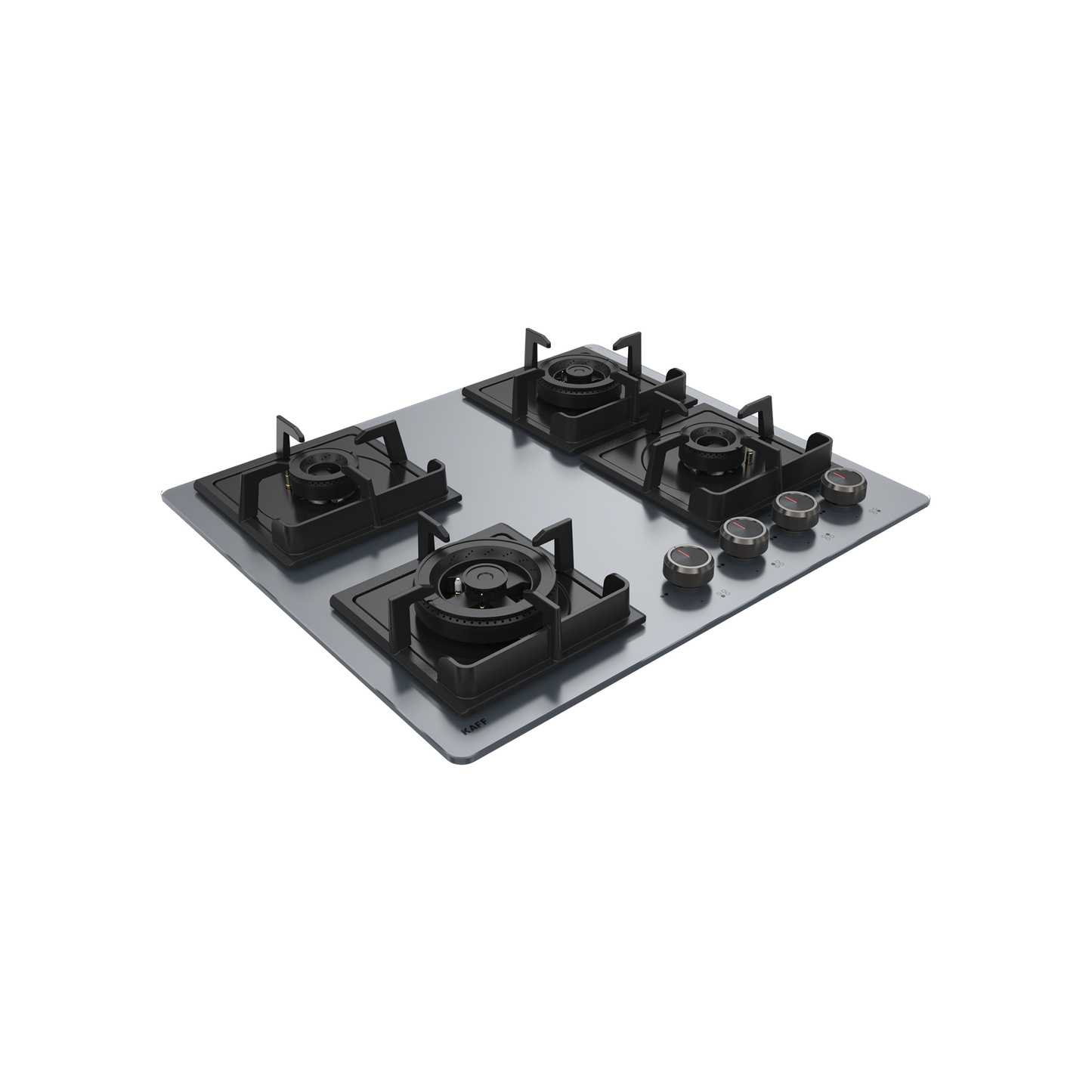 NYG 64G Built-in Hob for Kitchen, 4 Full Brass High Efficiency Burners