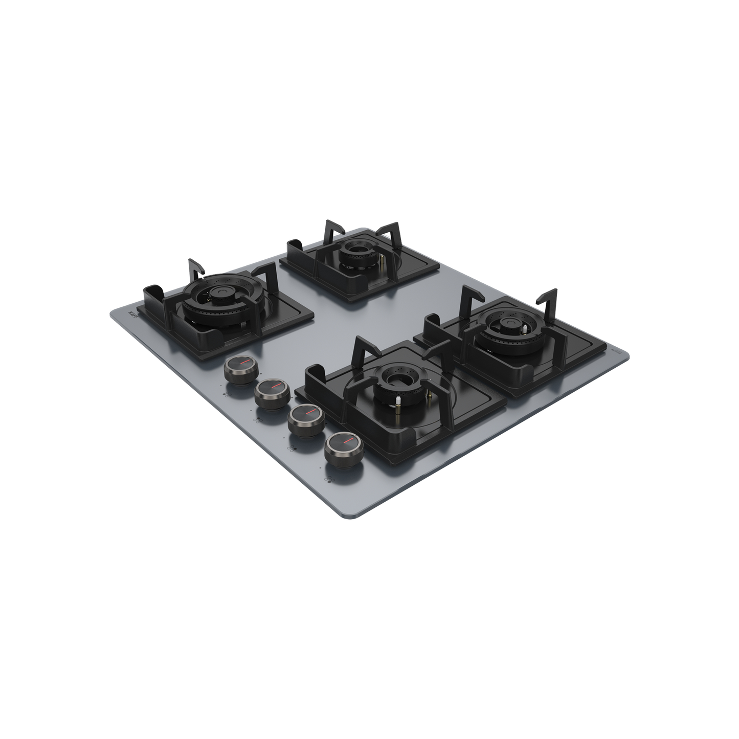 NYG 64G Built-in Hob for Kitchen, 4 Full Brass High Efficiency Burners