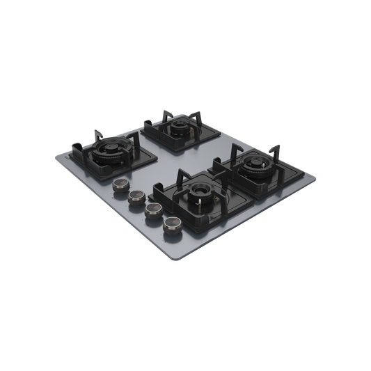 NYG 64G Built-in Hob for Kitchen, 4 Full Brass High Efficiency Burners