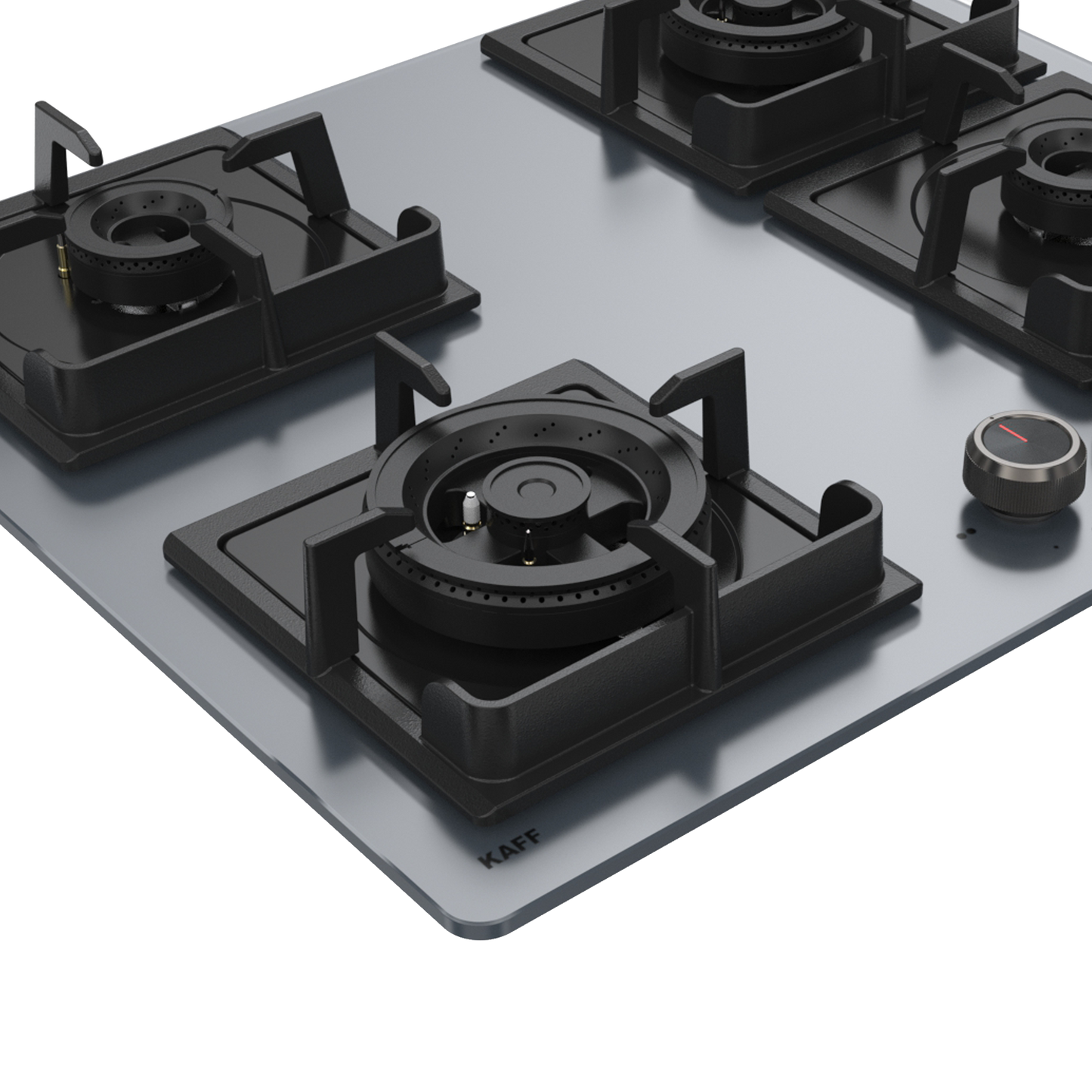 NYG 64G Built-in Hob for Kitchen, 4 Full Brass High Efficiency Burners