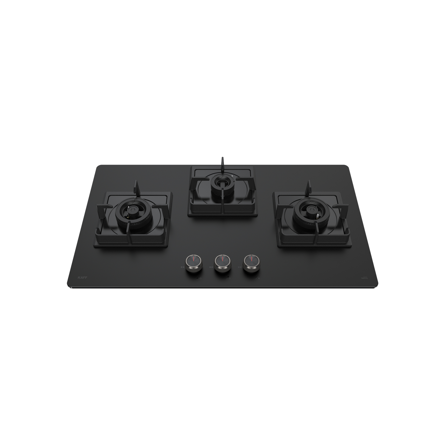 NYG 783B Built in Hob for Kitchen, 3 Full Brass High Efficiency Burners, Auto Ignition