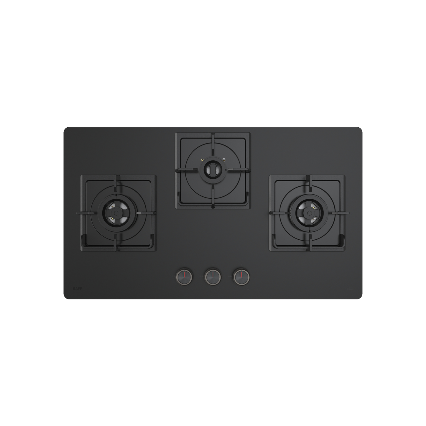 NYG 783B Built in Hob for Kitchen, 3 Full Brass High Efficiency Burners, Auto Ignition