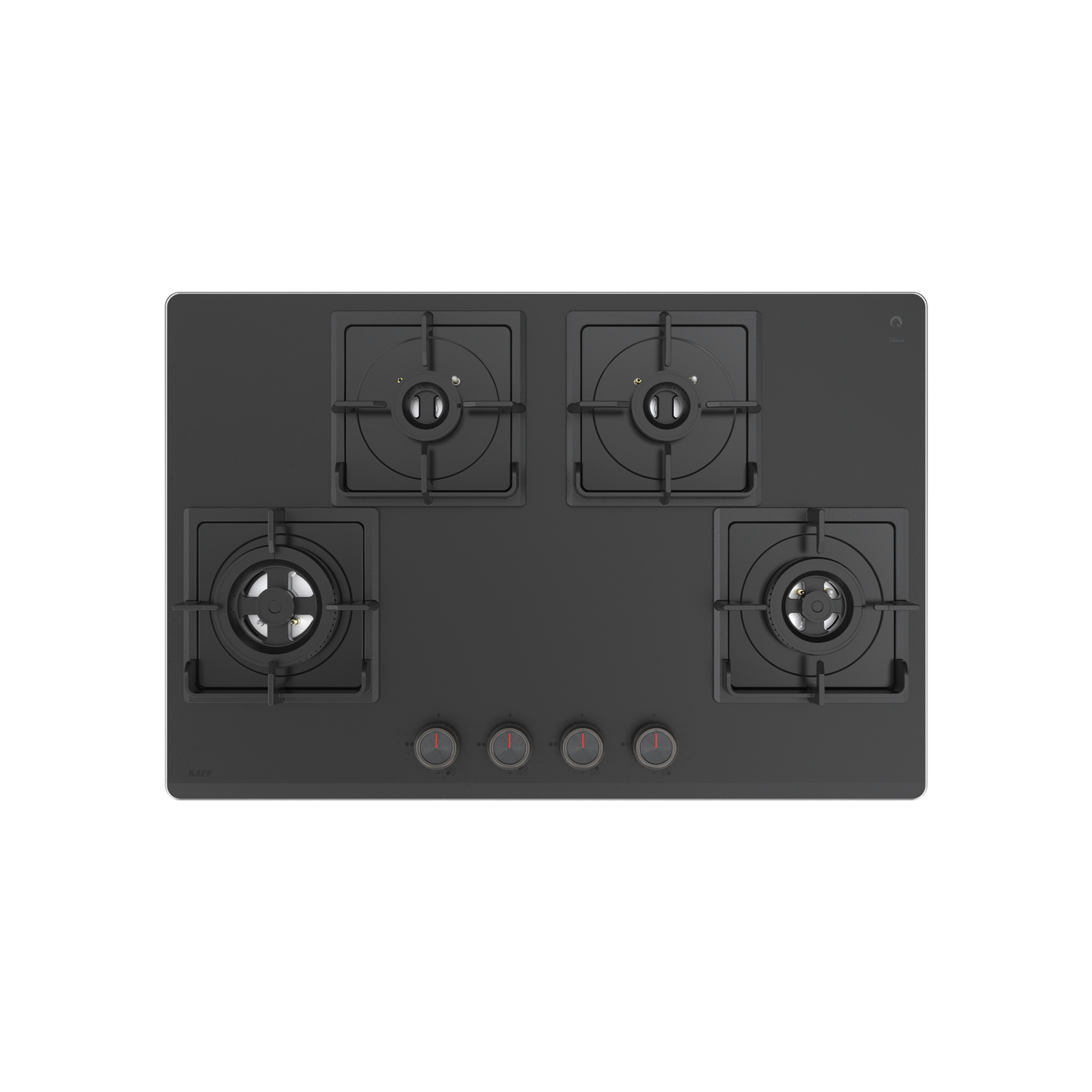 NYG 784B- Built in Hob for Kitchen, Premium Frosted Black Glass with Round Edges, Auto Ignition